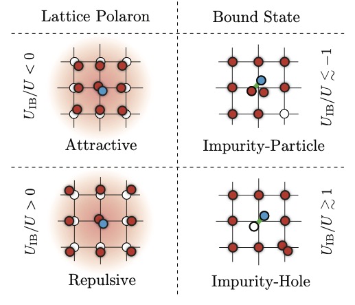 lattice Bose polaron